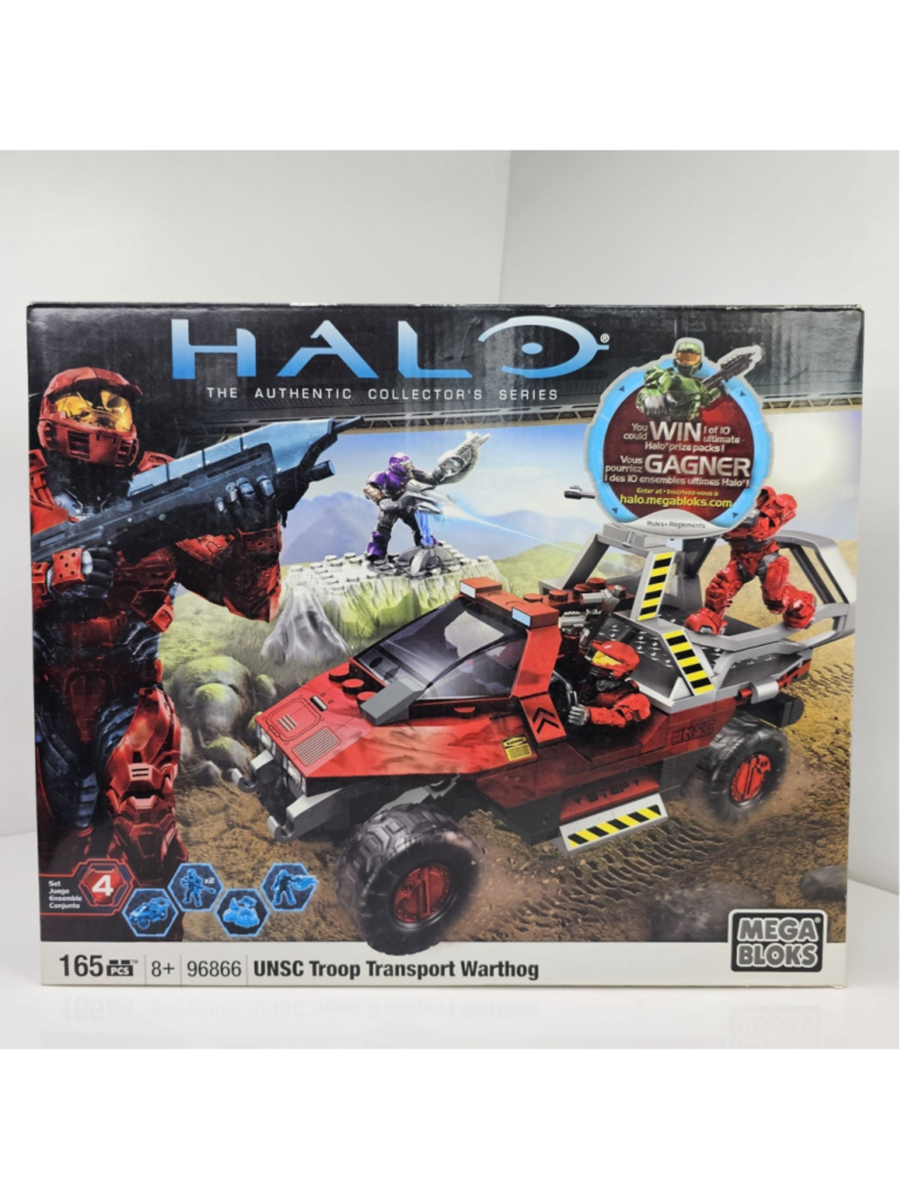 SEALED Mega Bloks Halo UNSC Troop Transport Warthog 96866 165pcs NEW